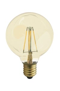 ACK AB48-00420 4W E27 2200K Sarı G125 Led Rustik Ampul