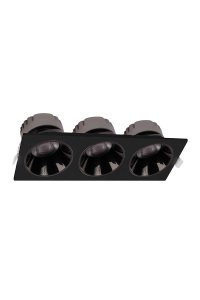 ACK AD10-01701 3x10W 3000K Günışığı Kare Downlight Sıva Altı Led Spot