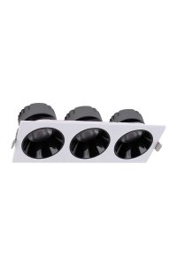 ACK AD10-01710 3x10W 4000K Ilık Beyaz Kare Downlight Sıva Altı Led Spot