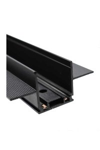 ACK AD45-90002 2m Siyah Sıva Altı Slim Magnet Rayı