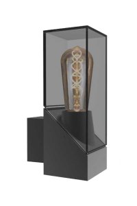 ACK AG36-00522 23W E27 250mm Karya Alüminyum Siyah Set Üstü Bahçe Apliği