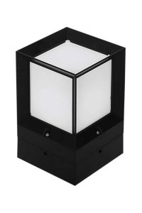 ACK AG55-09001 E27 Siyah PC Set Üstü Bahçe Armatürü