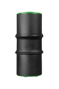 ACK AG56-06150 GU10 Yeşil Cam Siyah Bahçe Duvar Apliği