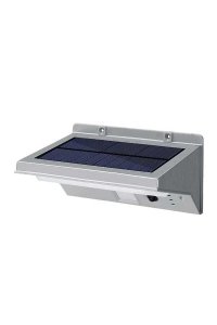 ACK AG60-07851 Beyaz Hareket Sensörlü Solar Duvar Apliği