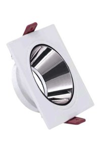 ACK AH03-07030 Reflektörlü Beyaz Kare Spot Kasası