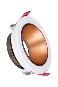 ACK AH03-07220 Rose Gold Beyaz Yuvarlak Spot Kasası