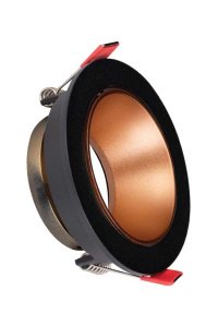 ACK AH03-07221 Rose Gold Siyah Yuvarlak Spot Kasası