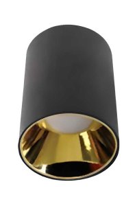 ACK AH03-08661 Gold Siyah Kasa Yuvarlak Sıva Üstü Dekoratif Tavan Armatürü