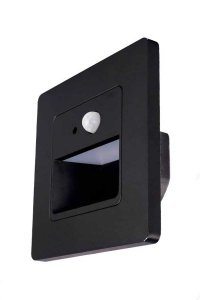 ACK AH07-00401 3000K Günışığı 1W Siyah Kasa Sensörlü Tavan Armatürü