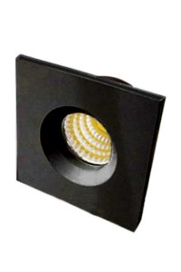 ACK AH07-01761 Mavi 3W Siyah Kasa Sıva Altı Led Spot Armatür