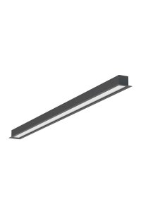 ACK AL03-22611 22W 4000K Ilık Beyaz Siyah Kasa Linear Armatür