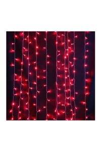 ACK AS90-00504 2x2m 220V Kırmızı Led Işıklı Perde