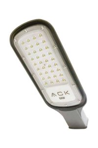 Ack AT41-15030 6500K Beyaz 50W Metal Ledli Sokak Armatürü