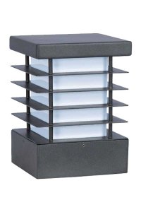 Ack E27 Aura Siyah Kasa Set Üstü Bahçe Armatürü