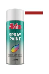 Akfix SP423161 400ml Parlak Makine Kırmızısı Sprey Boya