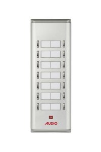 Audio 004851 E14 14lü Basic Yan Sıra Çift Butonlu Zil Paneli
