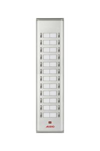 Audio 004851 E24 24lü Basic Yan Sıra Çift Butonlu Zil Paneli