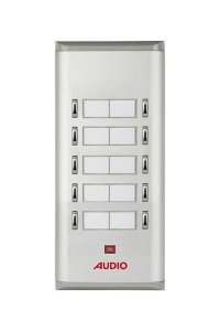 Audio 004853 E10 10lu Basic Yan Sıra Çift Butonlu Zil Paneli