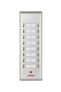 Audio 004853 E16 16lı Basic Yan Sıra Çift Butonlu Zil Paneli