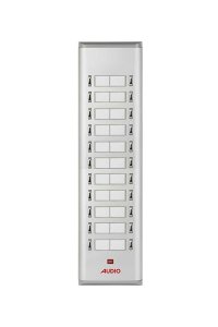 Audio 004853 E22 22li Basic Yan Sıra Çift Butonlu Zil Paneli