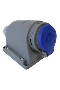Bemis BP1-1402-2535 1x16A IP44 Monofaze Eğik Duvar Prizi