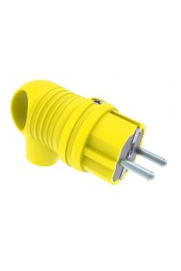 Bemis BV3-1402-2021 IP44 Sarı Monofaze Kauçuk Eğik Fiş