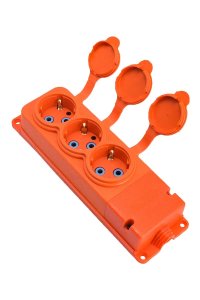 Bylion 3KMP-O IP44 1x16A Üçlü Kauçuk Grup Priz