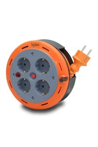 Bylion PHE-05310-F 3x1 5m Uzatmalı Kablo Makarası