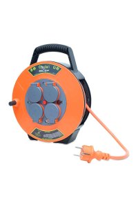 Bylion PKP-10315-F 3x1,5 TTR 10m Kapaklı Plastik Kablo Makarası