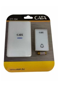 Cata CT-104 Beyaz 150m Lüks Işıklı Uzaktan Kumandalı Zil
