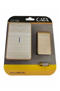 Cata CT-104 Rose Gold 150m Lüks Işıklı Uzaktan Kumandalı Zil