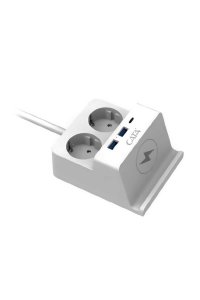 Cata CT-3003 2li 1.5m 2 USB Type-C Akım Korumalı Grup Priz