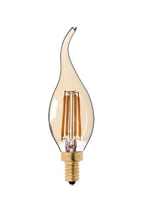 Cata CT-4281 4W E14 2700K Sarı Led Kıvrık Buji Rustik Ampul