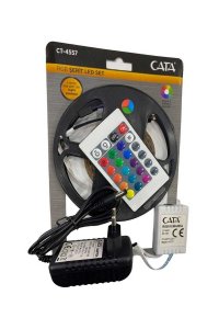 Cata CT-4557 5m 96 Renk Rgb Şerit Led Seti