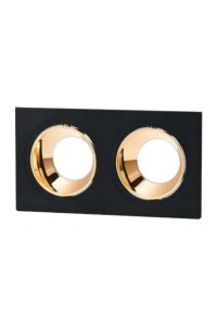 Cata CT-5056 2li Gu10 Siyah Bakır Jaguar Kare Spot Kasası