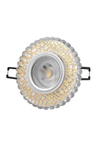 Cata CT-6670 Gu10 Kamelya Dekoratif Cam Spot Kasası