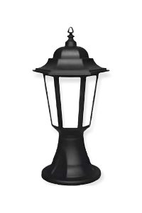Cata CT-7111 E27 42cm Siyah Parma Bahçe Set Üstü Fener