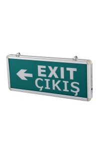 Cata CT-9166 Üç Saat Akülü Exit Ledli Acil Çıkış Armatürü
