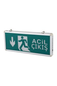 Cata CT-9178 Üç Saat Akülü Exit Ledli Acil Çıkış Armatürü