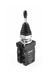 Emas CM707DJ40 4 Yönlü Kalıcı Siyah Joystick Kumanda Butonu