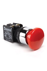 Emas KB12MK 1NK Kırmızı Mantar Kafalı Buton