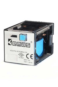 Emas RE1P08AC220 8 Pinli Röle