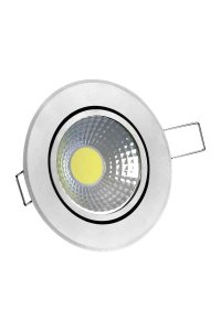Forlife FL-2064 6500K Beyaz 5W Krom Kasa Cob Led Spot Lamba