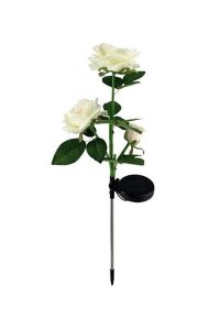 Forlife FL-3203 6500K Beyaz Çiçek Solar Kazıklı Çim Armatürü