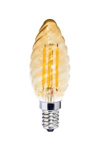 Global K2 KES610 4W E14 2700K Sarı C35 Led Rustik Ampul