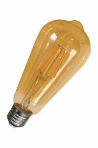 Global K2 KES632 6W E27 2700K Sarı ST64 Led Rustik Ampul