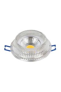 Global K2 KKS167 5W 3000K Yuvarlak Kristal Led Spot Armatür