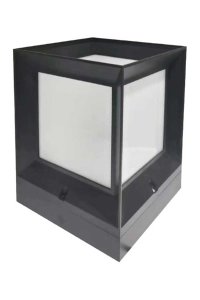 Global KBA789 200mm Akdeniz Siyah Set Üstü Bahçe Armatürü