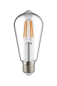 Global KES515 8W E27 6500K Beyaz ST64 Flamanlı Led Ampul