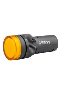 Gwest 16-110V-S 110V 16mm Sarı Ledli Sinyal Lambası